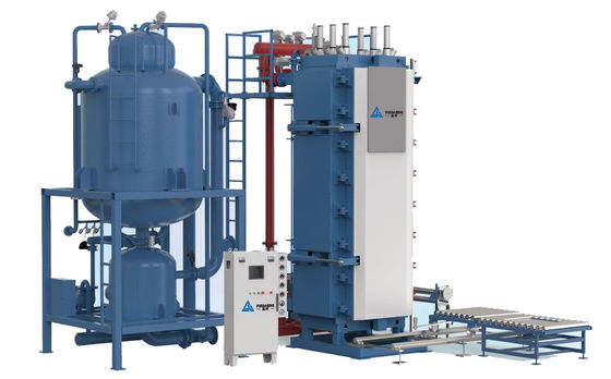 Настраиваемая машина для автоматической формовки блоков EPS с охлаждением и уплотнением