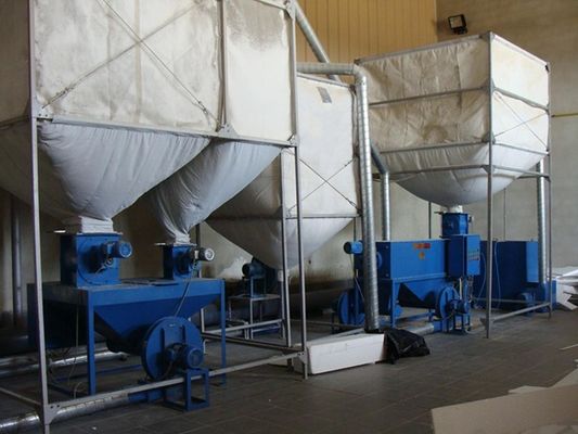 Скрап EPS системы переработки машины 1840x680x1900 мм бусины