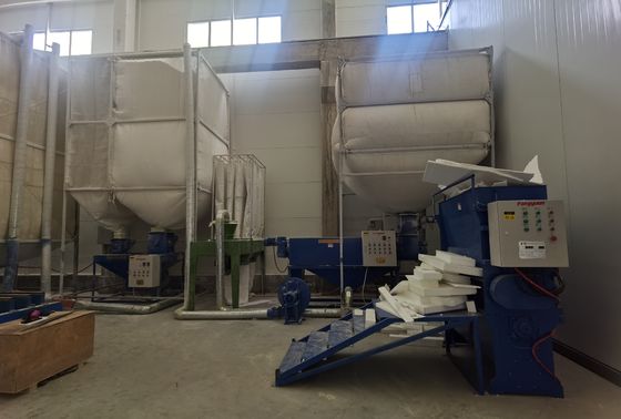 Скрап EPS системы переработки машины 1840x680x1900 мм бусины