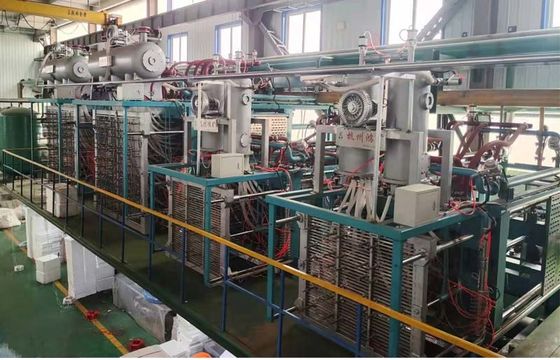 Автоматизированная машина для вакуумной формы EPS с управлением PLC для рыбной коробки