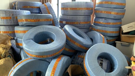 Крен трубы 1/2» 50m вакуума частицы пены провода Pvc машины Eps сгущенный шлангом ясное пластиковое